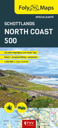 FolyMaps Karte Schottlands North Coast 500