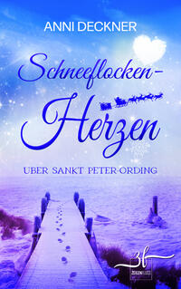 Schneeflockenherzen über Sankt Peter-Ording