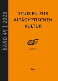 Studien zur Altägyptischen Kultur Band 49