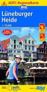 ADFC-Regionalkarte Lüneburger Heide, 1:75.000, reiß- und wetterfest, GPS-Tracks Download