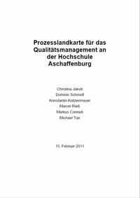 Prozesslandkarte für das Qualitätsmanagement der Hochschule Aschaffenburg