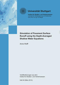 Simulation of Pavement Surface Runoff using the Depth-Averaged Shallow Water Equations