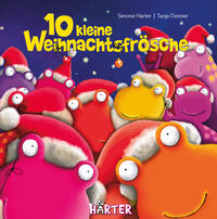 10 kleine Weihnachtsfrösche