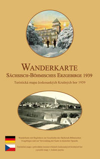 Wanderkarte vom Sächsisch-Böhmischen Erzgebirge 1939 - Cover