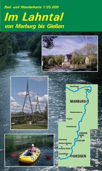 Rad- und Wanderkarte Im Lahntal von Marburg bis Gießen