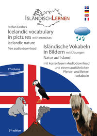 Isländische Vokabeln in Bildern mit Übungen (3. Band) // Icelandic vocabulary in pictures with exercises