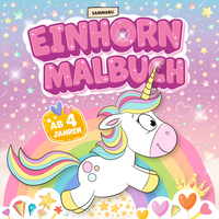 Cover-Abbildung für Einhorn-Malbuch (Softcover/Paperback) (99999---978-3-98754-008-0)
