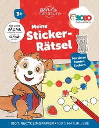 Cover-Abbildung für Bobo Siebenschläfer - Meine Sticker-Rätsel (Softcover/Paperback) (99999---978-3-98764-156-5)