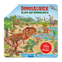 Cover-Abbildung für TRÖTSCH - Wimmelbuch Dinosaurier Klapp-auf-Wimmelbuch| Ab 3 Jahren (99999---978-3-98802-494-7)