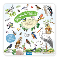 Cover-Abbildung für TRÖTSCH - Stickermalbuch Unsere Vogelwelt Malbuch mit Stickern| Ab 5 Jahren (99999---978-3-98802-551-7)