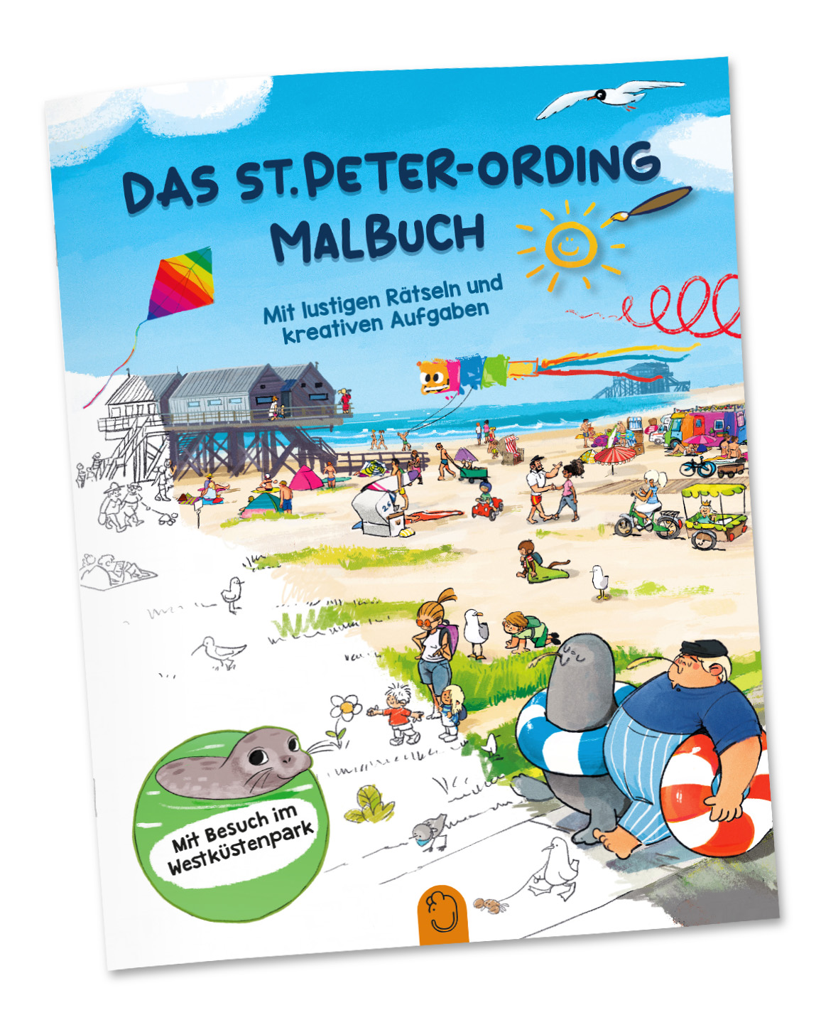 Cover-Abbildung für Das St. Peter-Ording Malbuch (99999---978-3-98898-014-4)