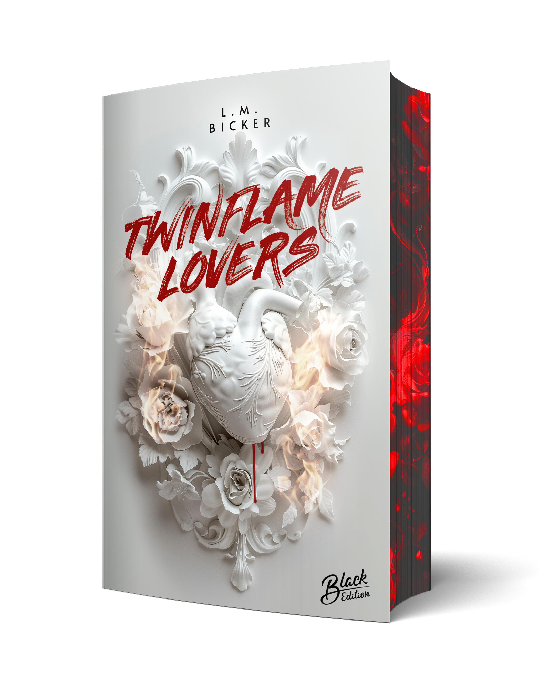 Cover-Abbildung für Twinflame Lovers | Aufwendig gestaltete Ausgabe mit Farbschnitt (Softcover/Paperback) (99999---978-3-98942-855-3)