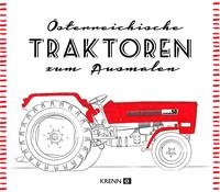 Österreichische Traktoren zum Ausmalen