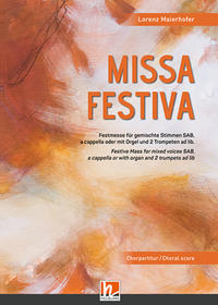 Missa Festiva - Chorpartitur und Orgel