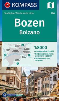 KOMPASS Stadtplan Bozen / Bolzano