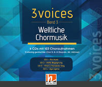 3 voices (Band 3) weltliche Chormusik (3-CD-Box)