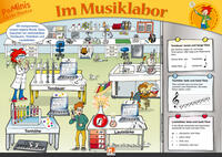 Poster Grundschule: Im Musiklabor