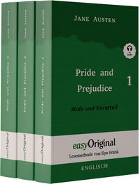Pride and Prejudice / Stolz und Vorurteil - Teile 1-3 Softcover (Buch + Audio-Online) - Lesemethode von Ilya Frank - Zweisprachige Ausgabe Englisch-Deutsch