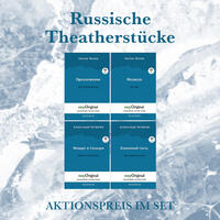 Russische Theaterstücke (Bücher + 4 Audio-CDs) - Lesemethode von Ilya Frank