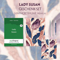 Lady Susan Geschenkset (Softcover + Audio-Online) + Marmorträume Schreibset Premium