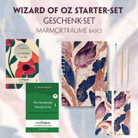 The Wonderful Wizard of Oz Starter-Paket Geschenkset 2 Bücher (mit Audio-Online) + Marmorträume Schreibset Basics