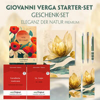 Vita dei campi Starter-Paket Geschenkset - 3 Bücher (mit Audio-Online) + Eleganz der Natur Schreibset Premium