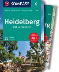 KOMPASS Wanderführer Heidelberg mit Neckarsteig, 35 Touren mit Extra-Tourenkarte