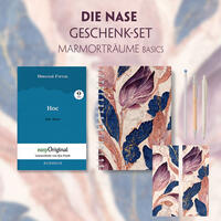 Die Nase Geschenkset (Buch mit Audio-Online) + Marmorträume Schreibset Basics
