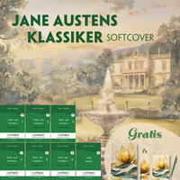 Jane Austens Klassiker Softcover (7 Bücher + Audio-Online + exklusive Extras) - Frank-Lesemethode