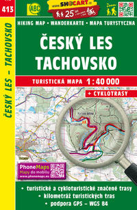 Český les, Tachovsko / Oberpfälzer Wald, Tachau (Wander - Radkarte 1:40.000)