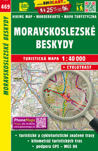 Moravskoslezské Beskydy / Mährisch-Schlesische Beskiden (Wander - Radkarte 1:40.000)