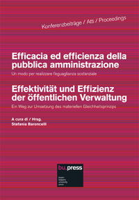 Efficacia ed efficienza della pubblica amministrazione