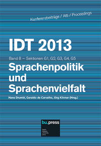 IDT 2013/8 Sprachenpolitik und Sprachenvielfalt
