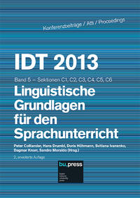 IDT 2013/5 Linguistische Grundlagen für den Sprachunterricht