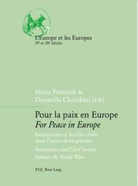 Pour la paix en Europe / For Peace in Europe