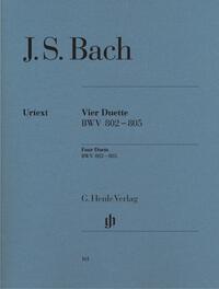 Johann Sebastian Bach - Vier Duette BWV 802-805