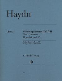 Joseph Haydn - Streichquartette Heft VII op. 54 und 55 (Tost-Quartette)