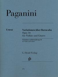 Nicolò Paganini - 60 Variationen über Barucabà op. 14 für Violine und Gitarre