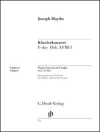 Joseph Haydn - Klavierkonzert (Cembalo) F-dur Hob. XVIII:3