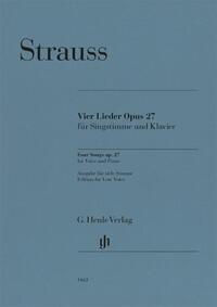 Richard Strauss - Vier Lieder op. 27