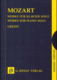 Wolfgang Amadeus Mozart - Werke für Klavier solo - 4 Bände im Schuber